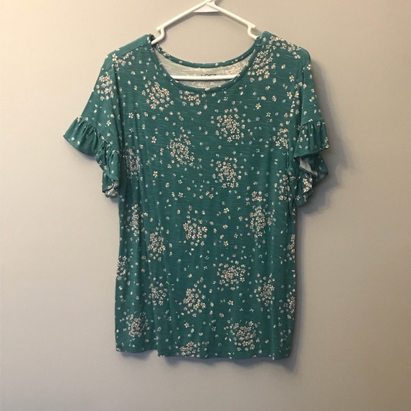 LOFT Tops - Loft ruffle sleeve top